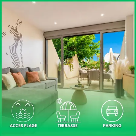 Le Dunea - - Terrasse Sud - Parking - Village Naturiste